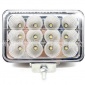 12V-80V5寸挖掘機工程車鏟車叉車通用LED射燈泛光大燈24V探照燈