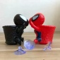 車內(nèi)飾品吸盤**俠帶背簍卡通公仔創(chuàng)意玩偶車載玩具可愛汽車用品