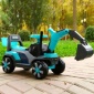 新概念兒童挖掘機工程車可做可騎帶燈光音樂電動款滑行款