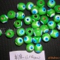 廠家 **供應(yīng)2013優(yōu)質(zhì)木制品手工點眼睛9MM*10MM圓珠DIY配件