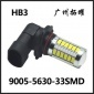 外貿熱銷 新款大功率HB3 9005 2835 33SMD 汽車防霧燈LED 前霧燈